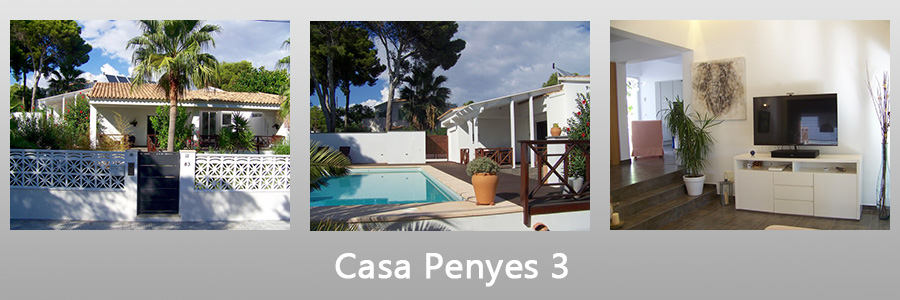 Bungalow Casa Penyes 3 plus Gästehaus Ferienhaus Mallorca Cala Pi preiswert mieten Bungalow Familienurlaub